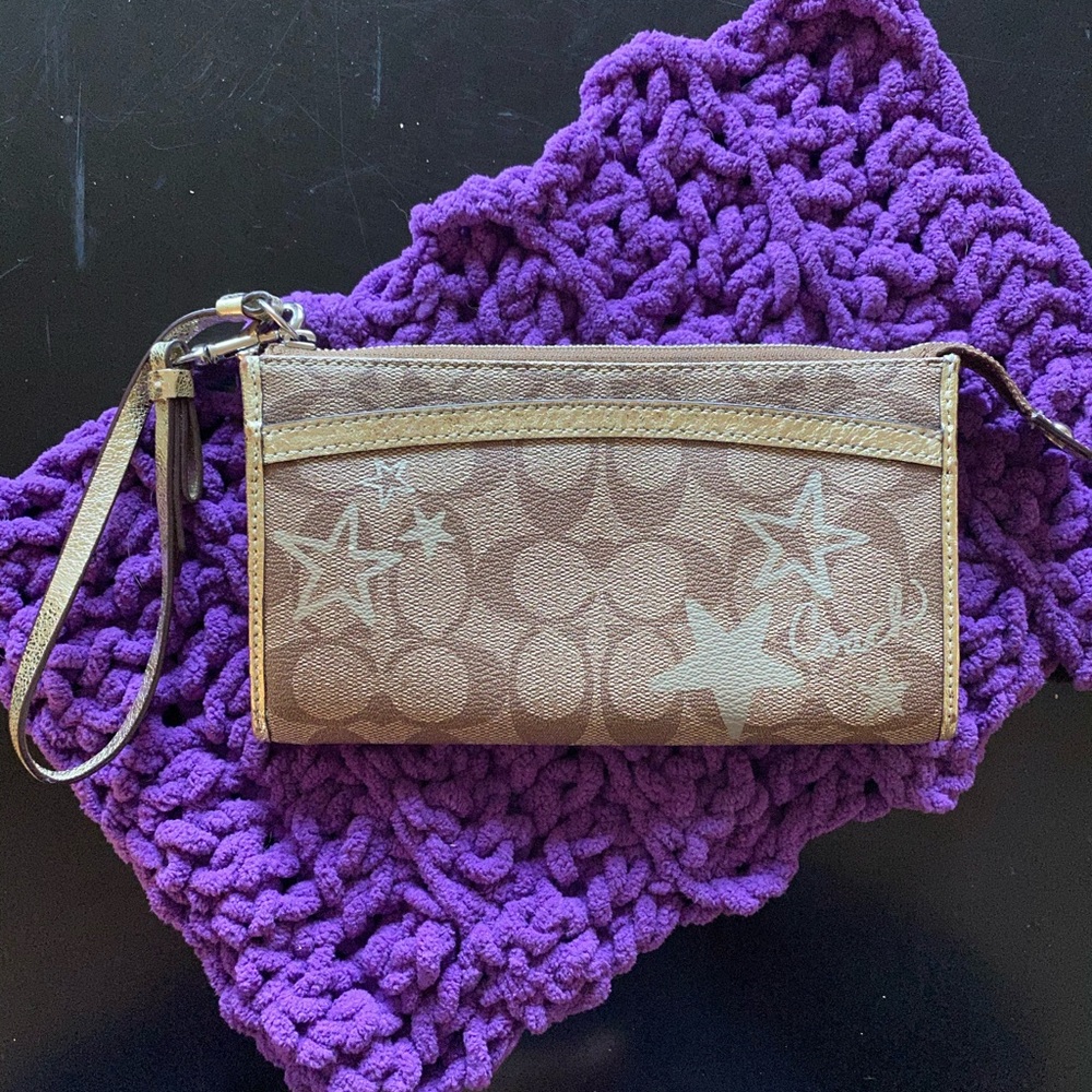 COACH Pop Star wristlet wallet
